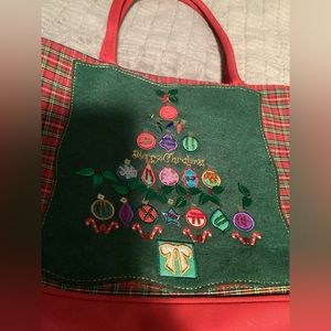 Kim Rogers Christmas Bag Tote NWOT